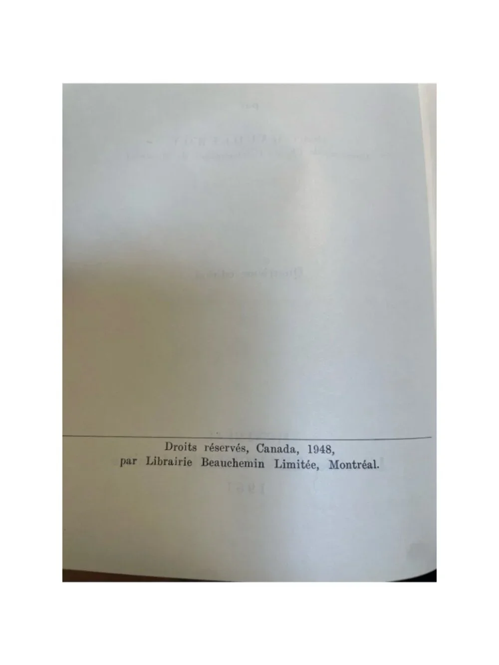 1961 Cours Secondaire d’Algebre Henri Gaudefroy French Algebra Textbook Canada